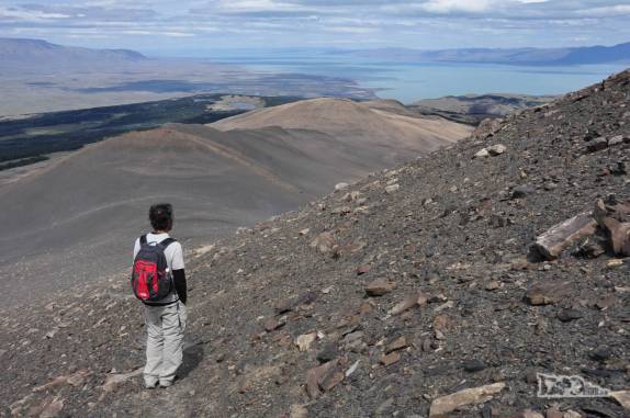 Trecho final da subida da Loma del Pliegue Tumbado, em El Chaltén, na patagônia argentina